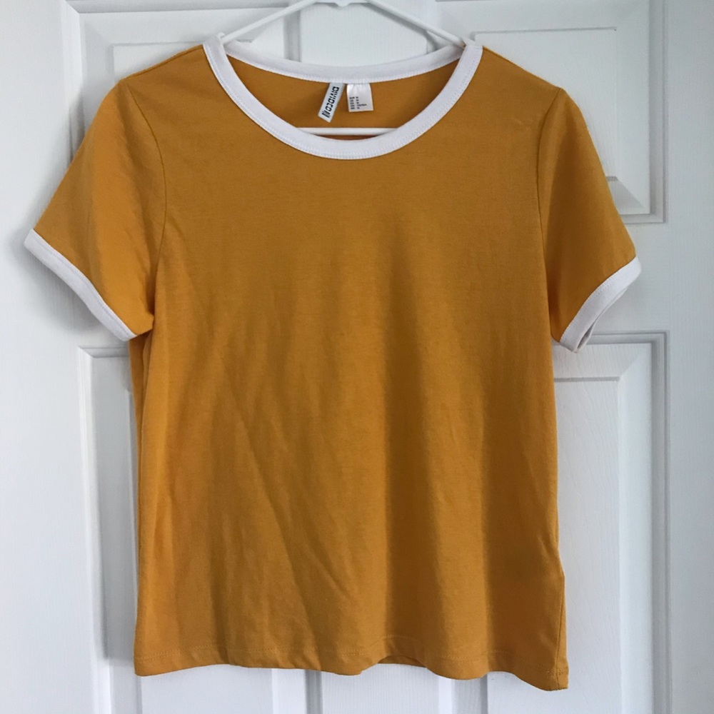 H&M Mustard Yellow T-shirt